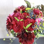 9月　マムの花束