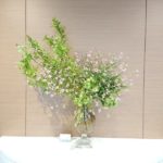 立夏　施設玄関の生け込み