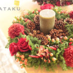 クリスマス　キャンドルアレンジメント-6