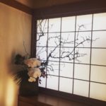 正月　ご自宅玄関への生け込み